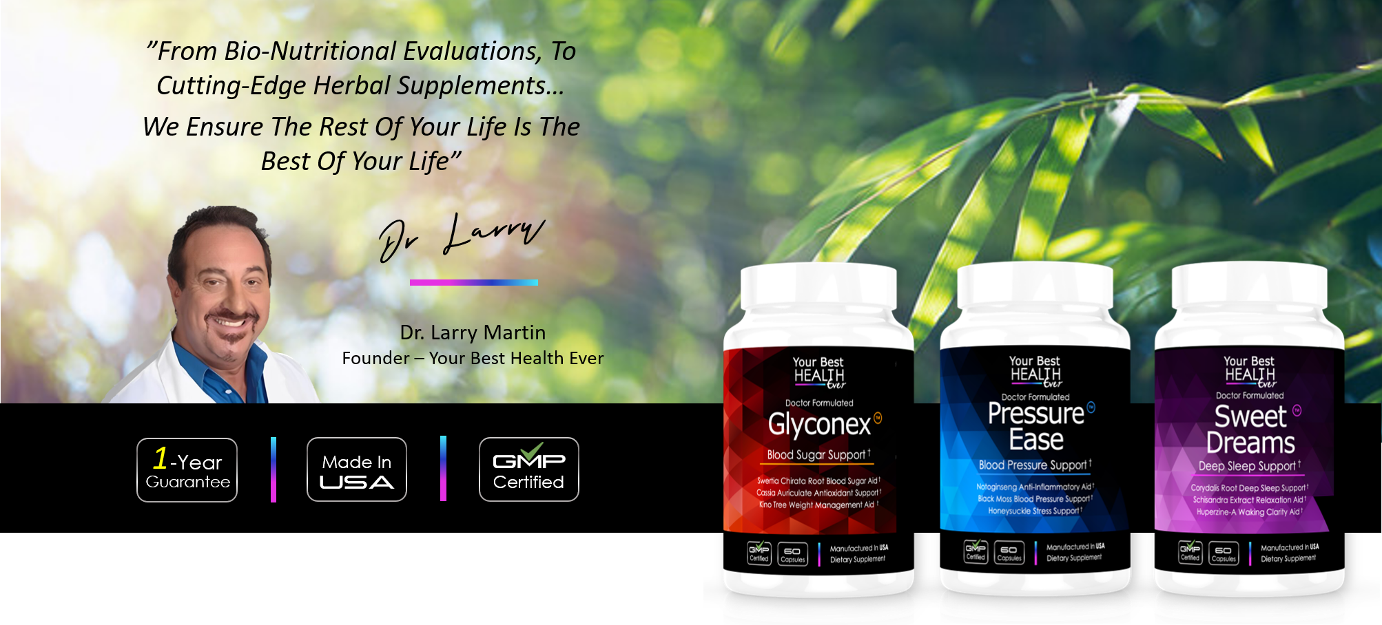 Vital Products doctor-developed natural supplements
